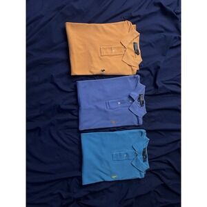 Lot of 3 Polo Ralph Lauren Short Sleeve Polo Shirts Size Small